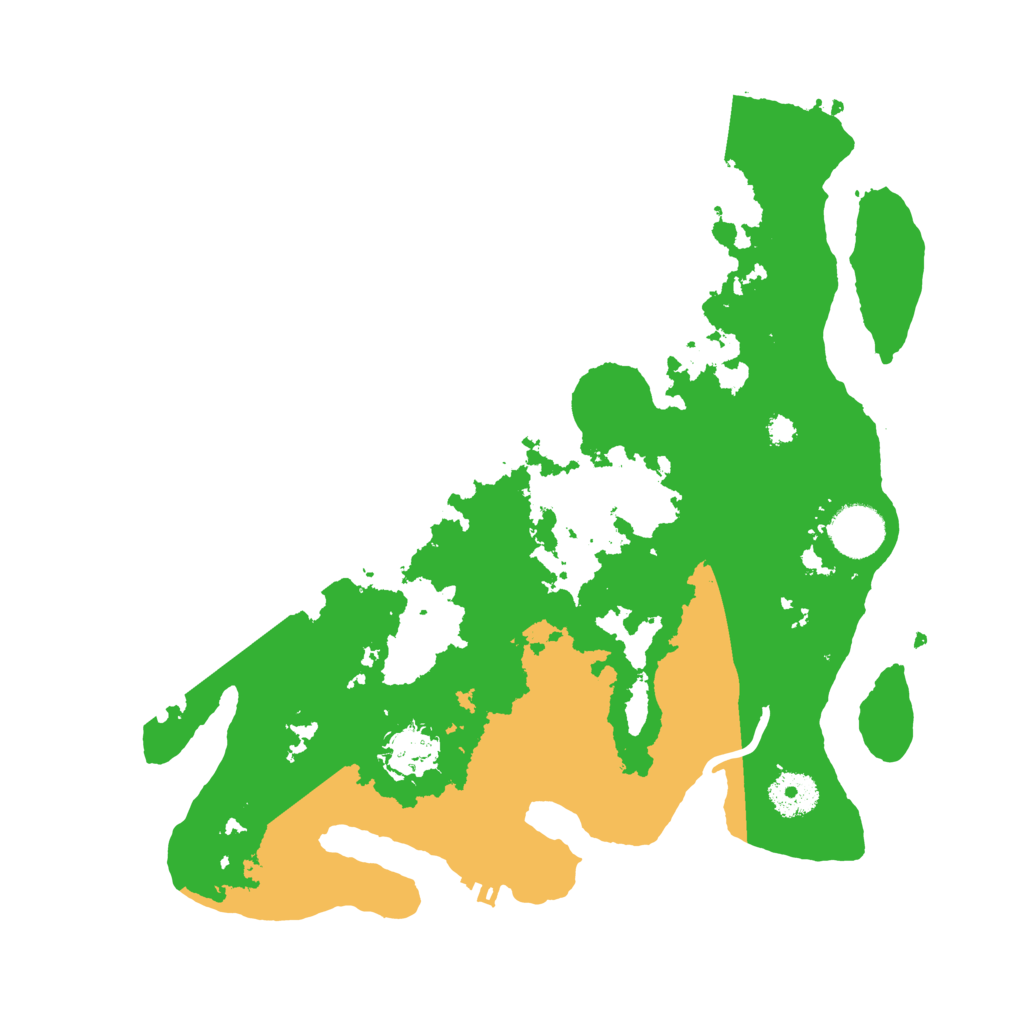 Biome Rust Map: Procedural Map, Size: 3350, Seed: 1879753538