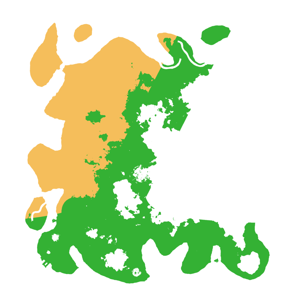 Biome Rust Map: Procedural Map, Size: 3700, Seed: 550
