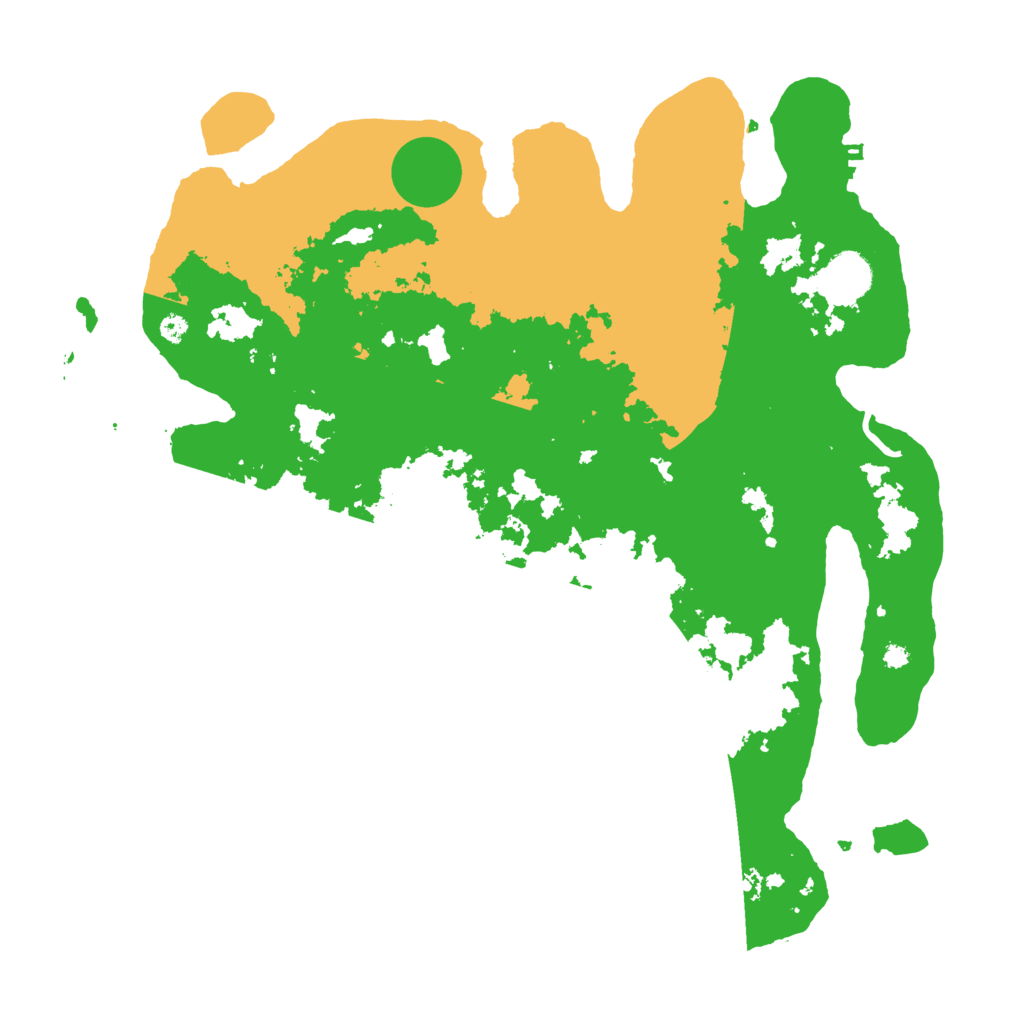 Biome Rust Map: Procedural Map, Size: 3850, Seed: 77957671