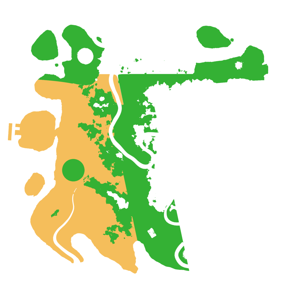 Biome Rust Map: Procedural Map, Size: 3500, Seed: 829799359