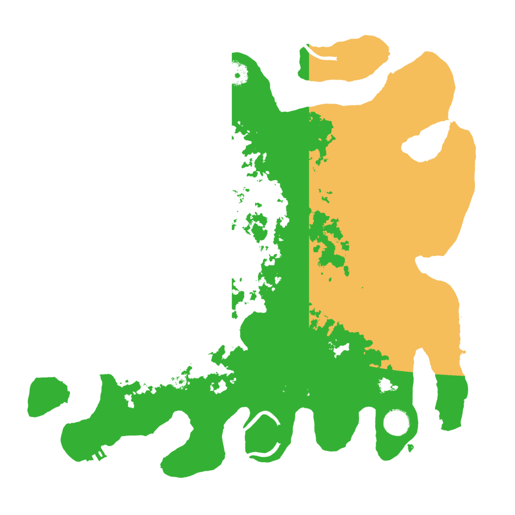 Biome Rust Map: Procedural Map, Size: 3500, Seed: 32414324