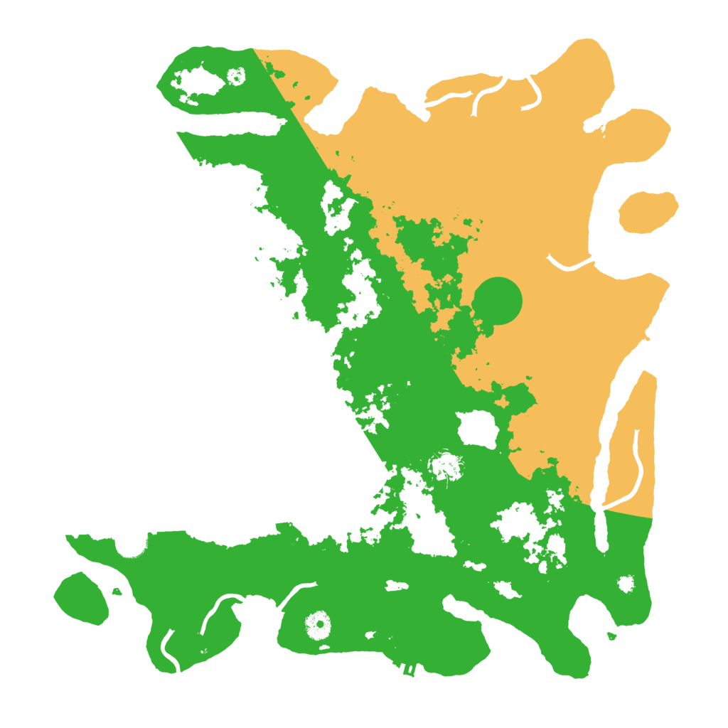 Biome Rust Map: Procedural Map, Size: 4000, Seed: 62451