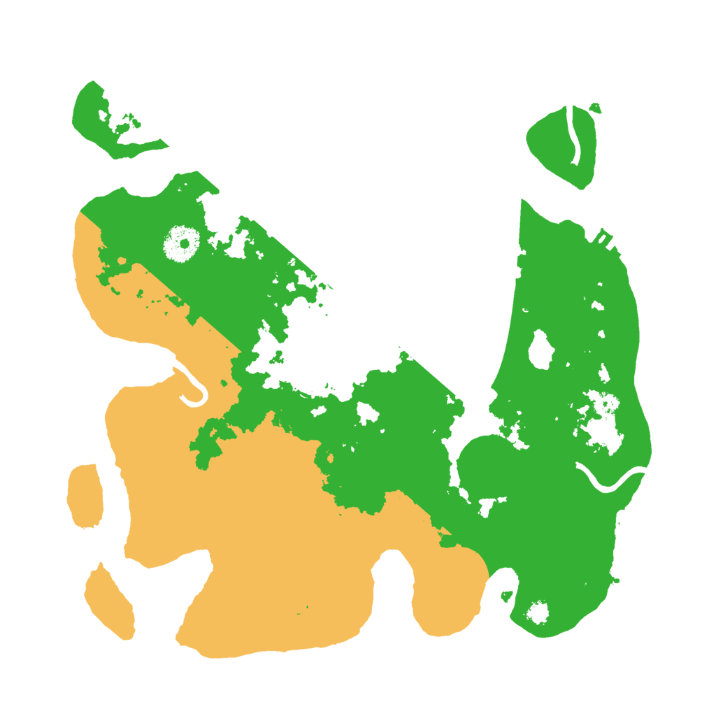 Biome Rust Map: Procedural Map, Size: 3000, Seed: 20619