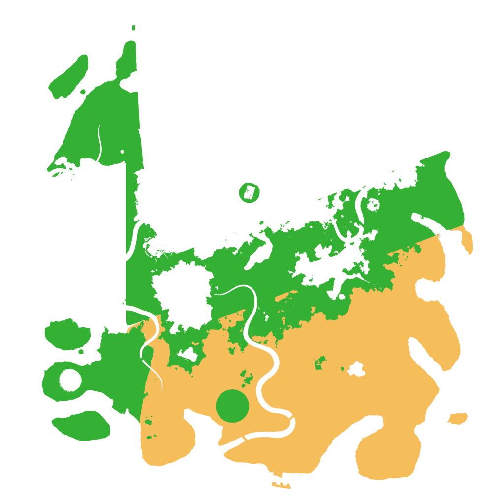 Biome Rust Map: Procedural Map, Size: 4000, Seed: 32759974