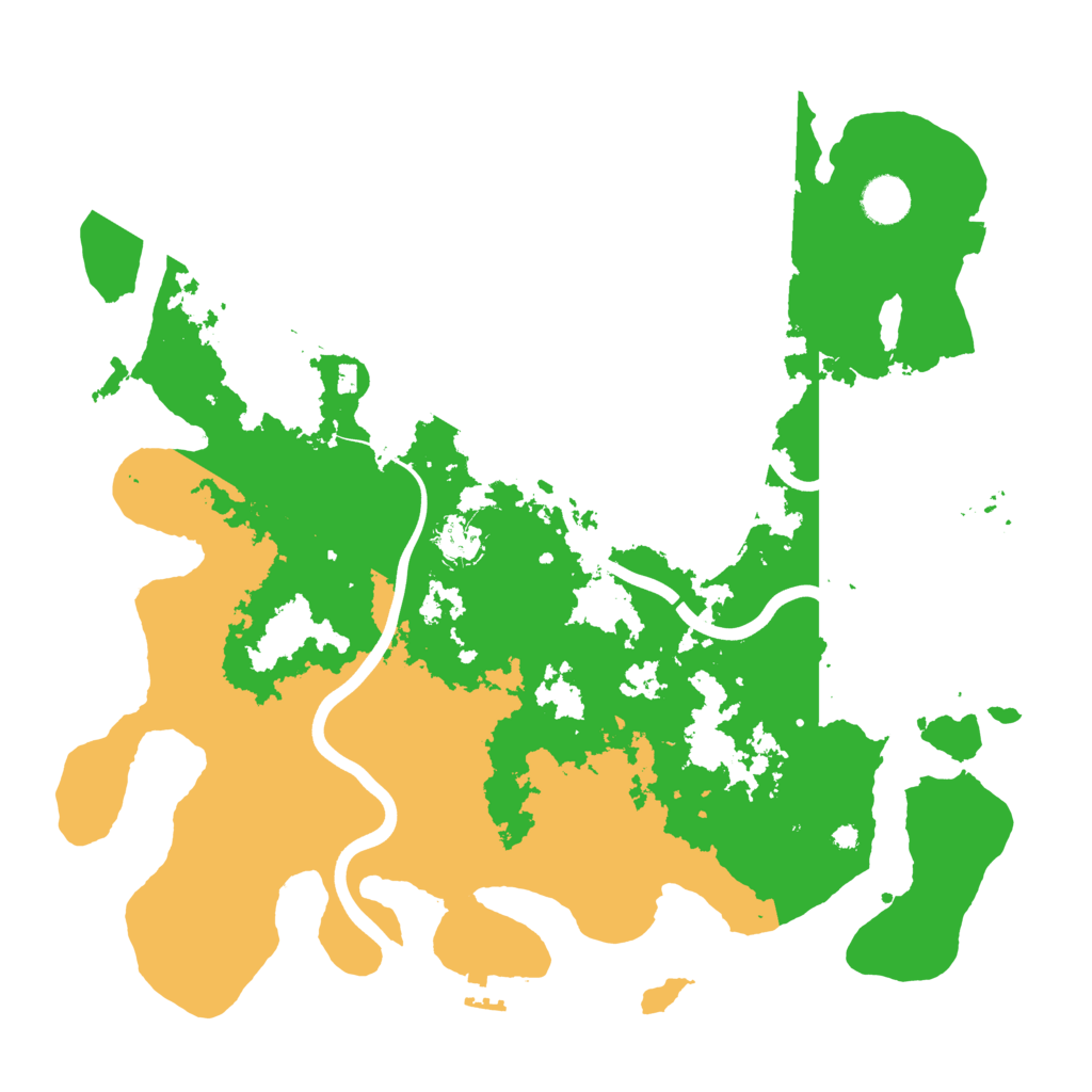 Biome Rust Map: Procedural Map, Size: 3950, Seed: 57044740