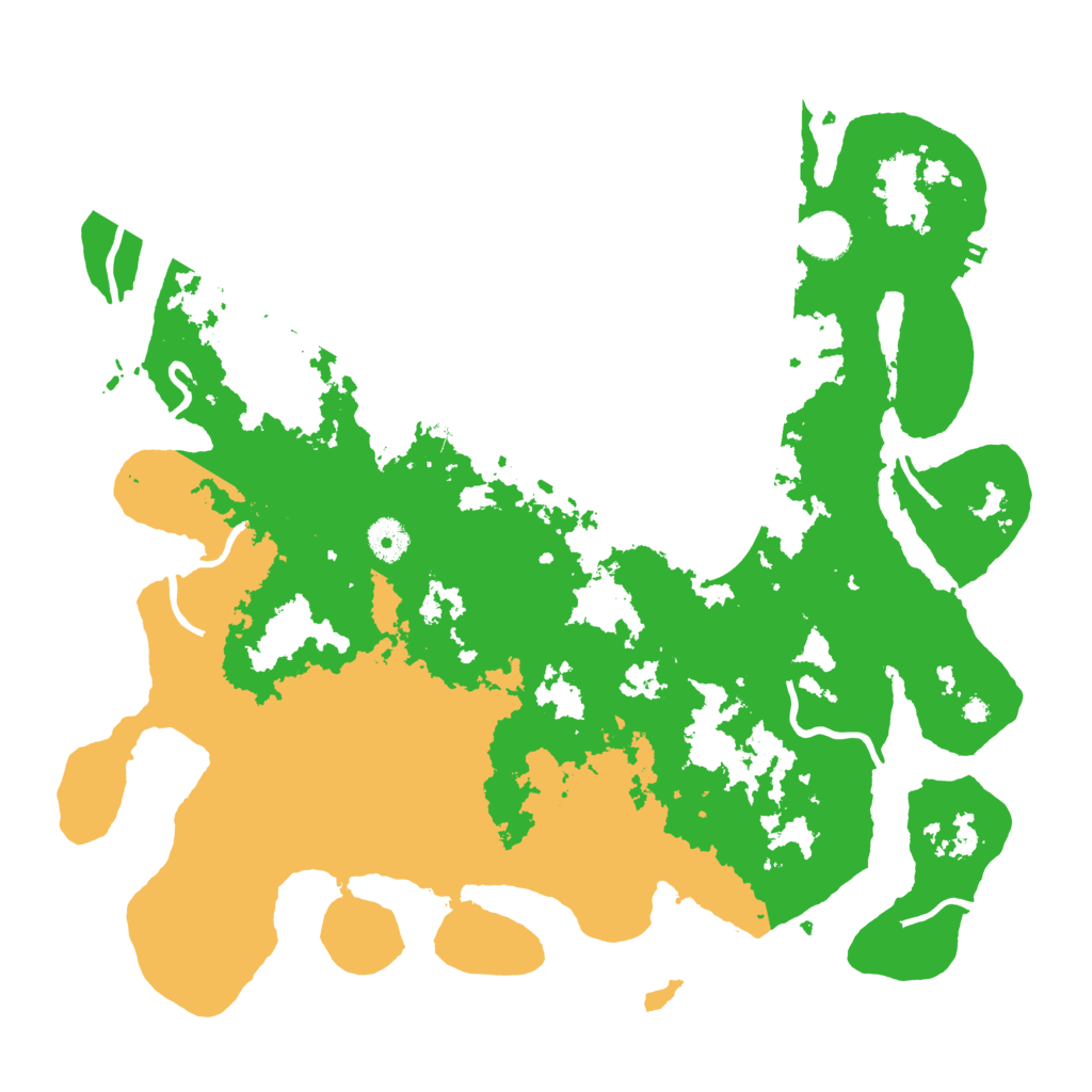 Biome Rust Map: Procedural Map, Size: 3950, Seed: 57044740