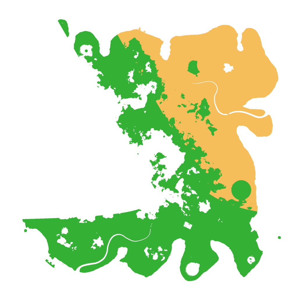 Biome Rust Map: Procedural Map, Size: 4000, Seed: 52533917