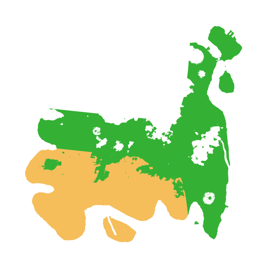 Biome Rust Map: Procedural Map, Size: 3250, Seed: 9867