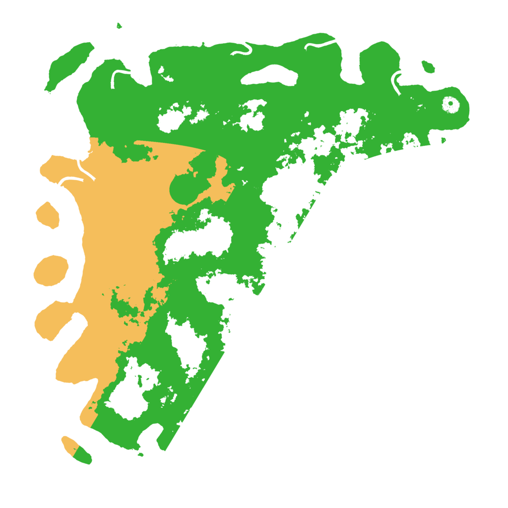 Biome Rust Map: Procedural Map, Size: 4500, Seed: 1302884273