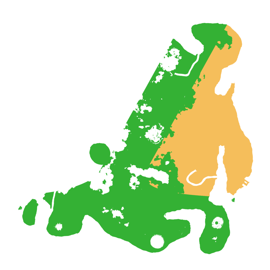 Biome Rust Map: Procedural Map, Size: 3500, Seed: 1256656