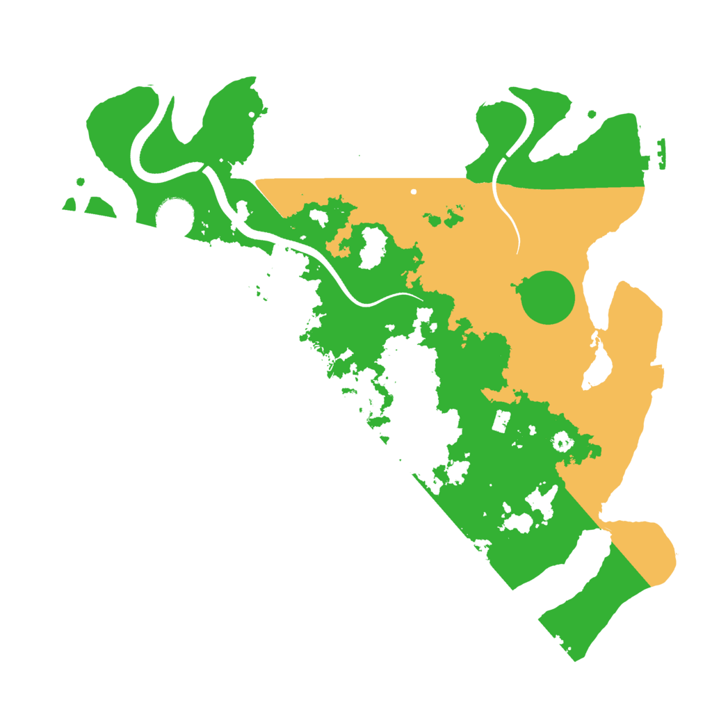Biome Rust Map: Procedural Map, Size: 3500, Seed: 508508519
