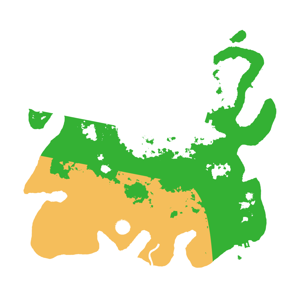 Biome Rust Map: Procedural Map, Size: 3500, Seed: 1094827911