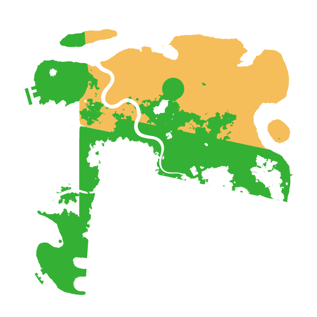 Biome Rust Map: Procedural Map, Size: 3800, Seed: 20525784