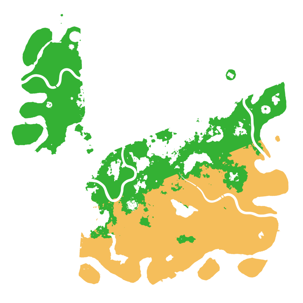 Biome Rust Map: Procedural Map, Size: 5000, Seed: 1628374956