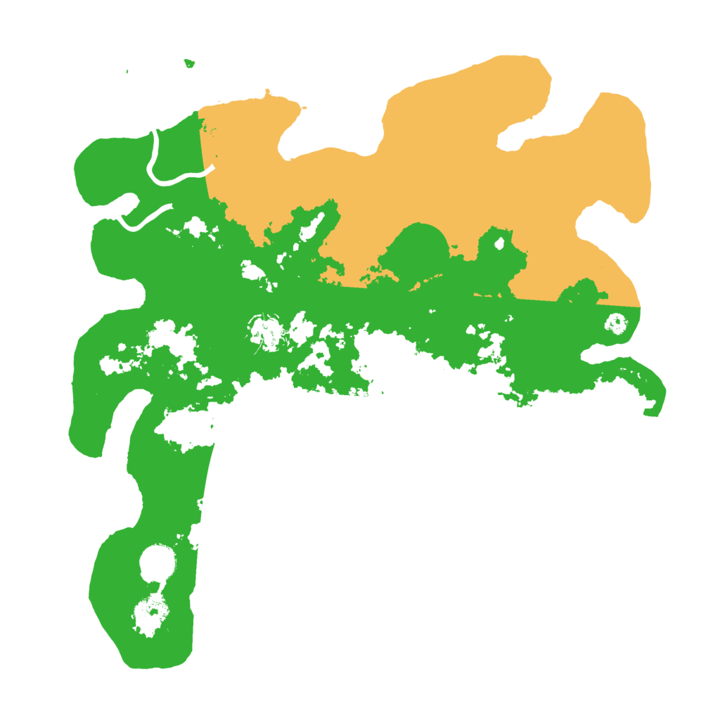 Biome Rust Map: Procedural Map, Size: 3500, Seed: 1452324