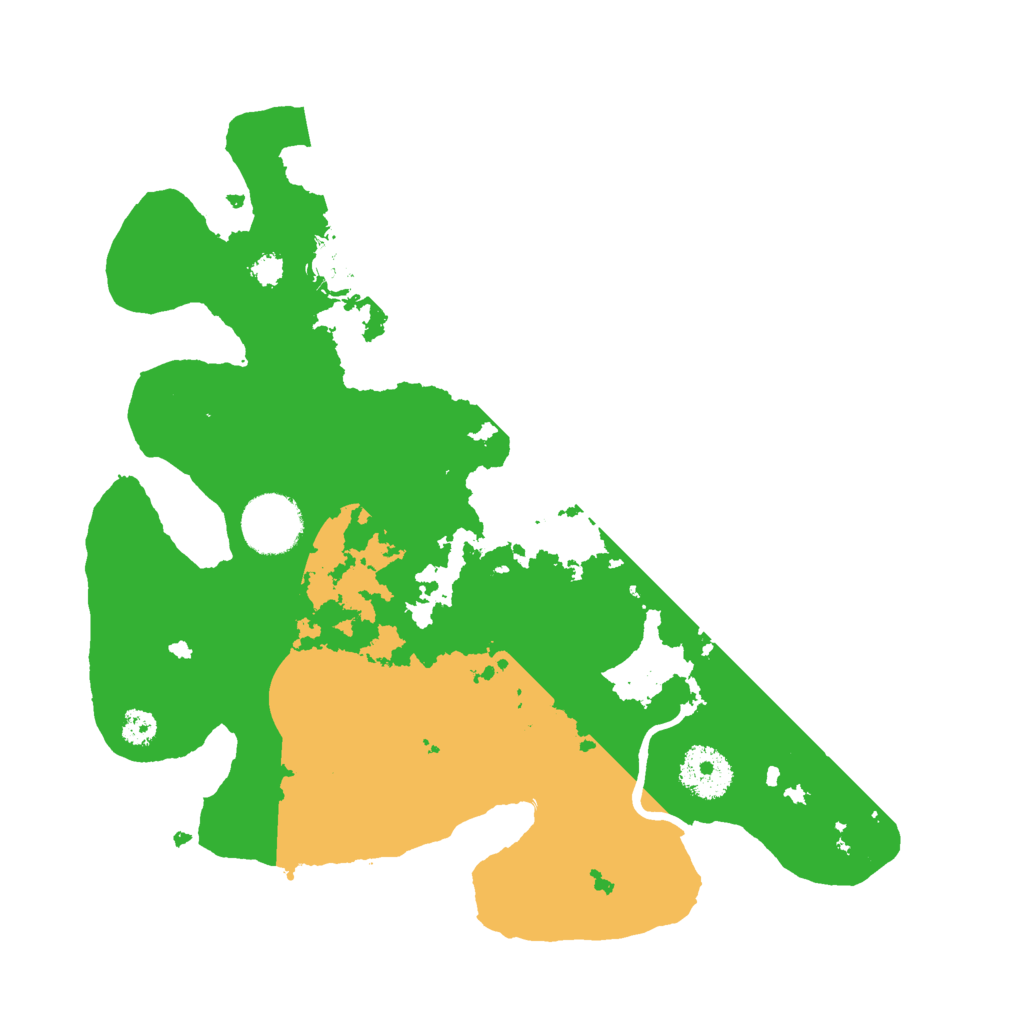 Biome Rust Map: Procedural Map, Size: 3000, Seed: 31515036