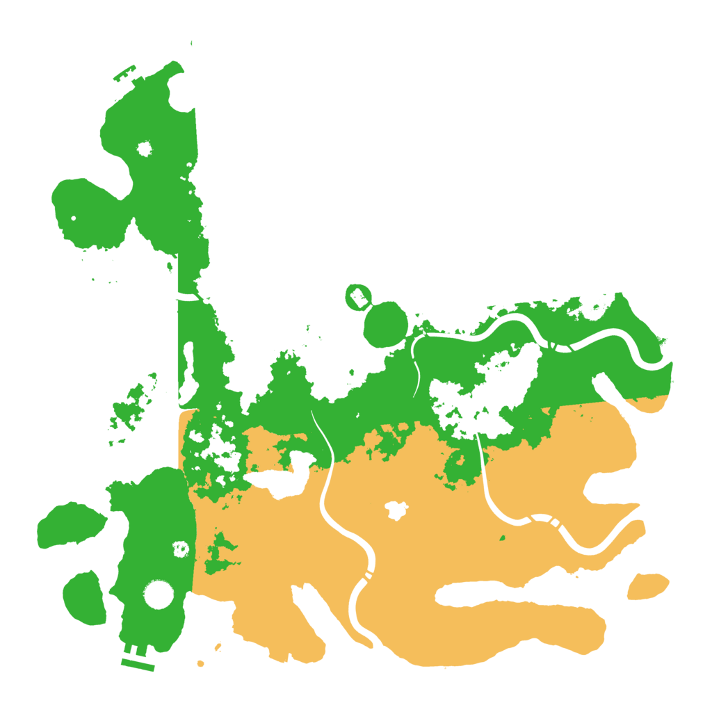 Biome Rust Map: Procedural Map, Size: 4300, Seed: 96886978