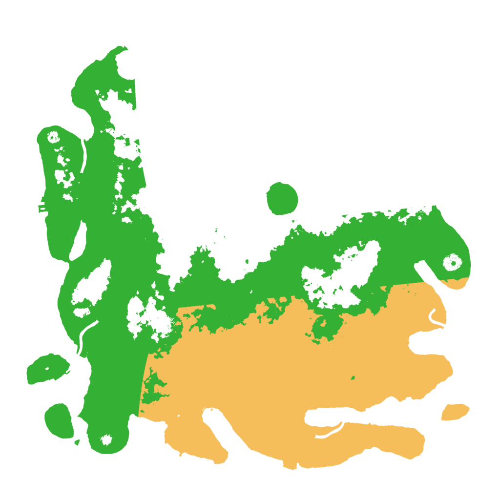 Biome Rust Map: Procedural Map, Size: 4300, Seed: 96886978