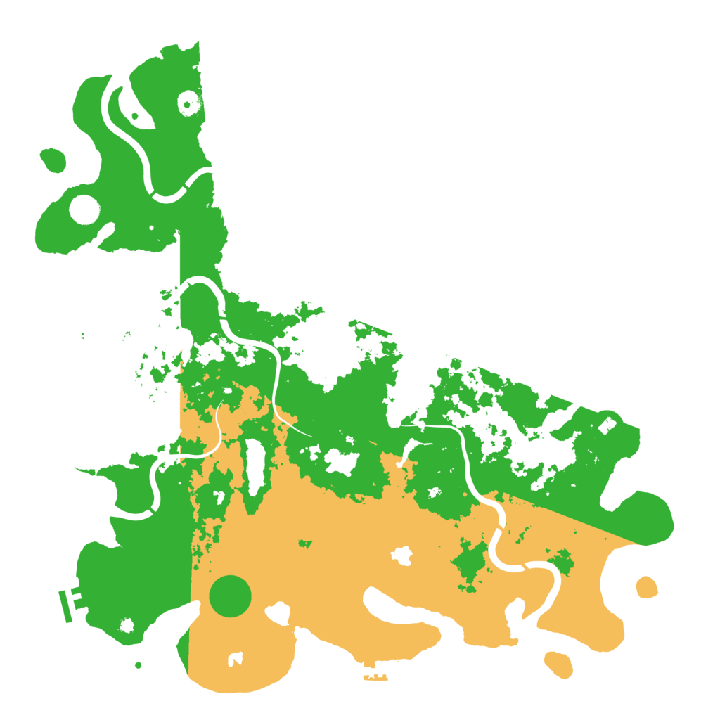 Biome Rust Map: Procedural Map, Size: 4500, Seed: 2038607833