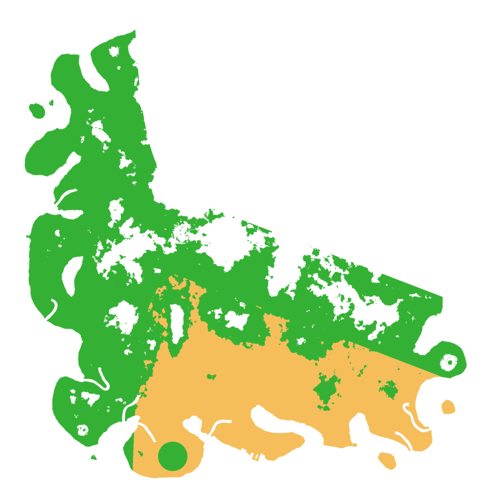 Biome Rust Map: Procedural Map, Size: 4500, Seed: 2038607833