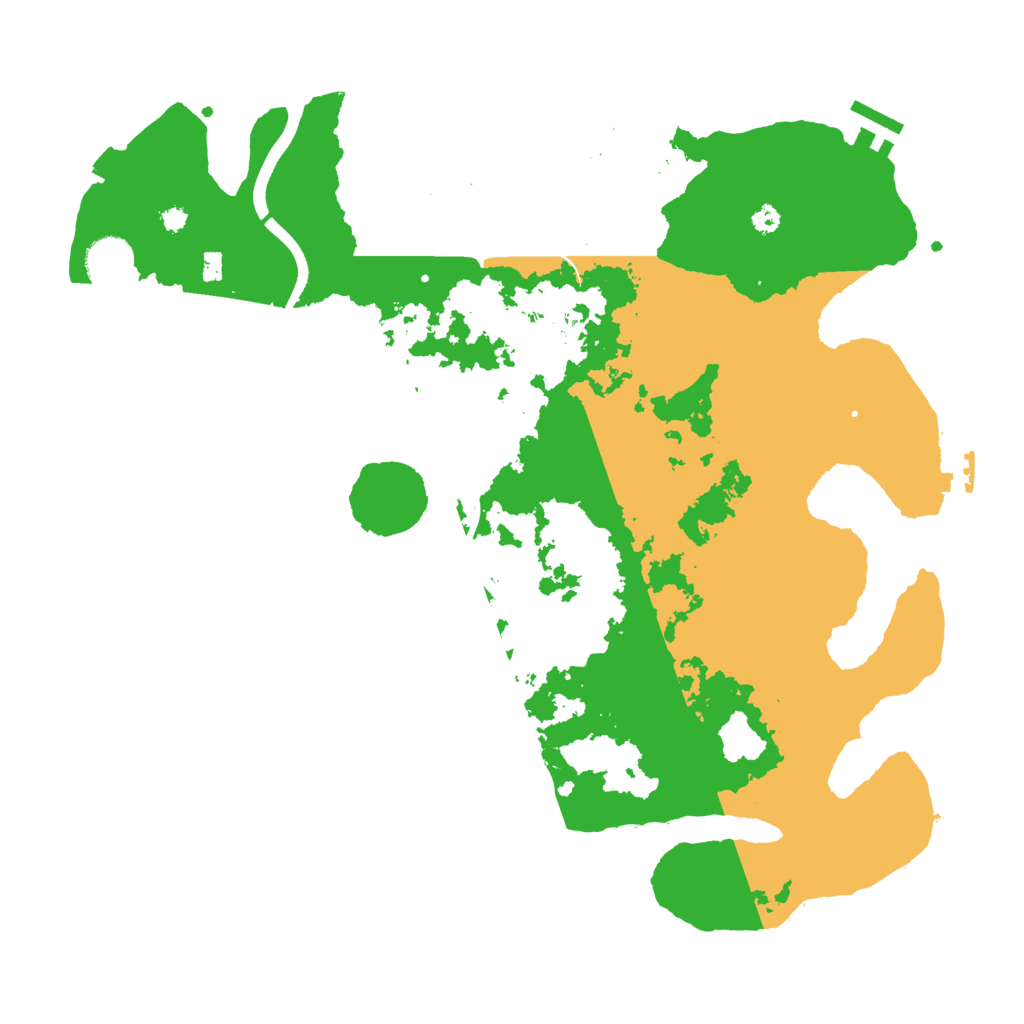 Biome Rust Map: Procedural Map, Size: 3750, Seed: 1392105303