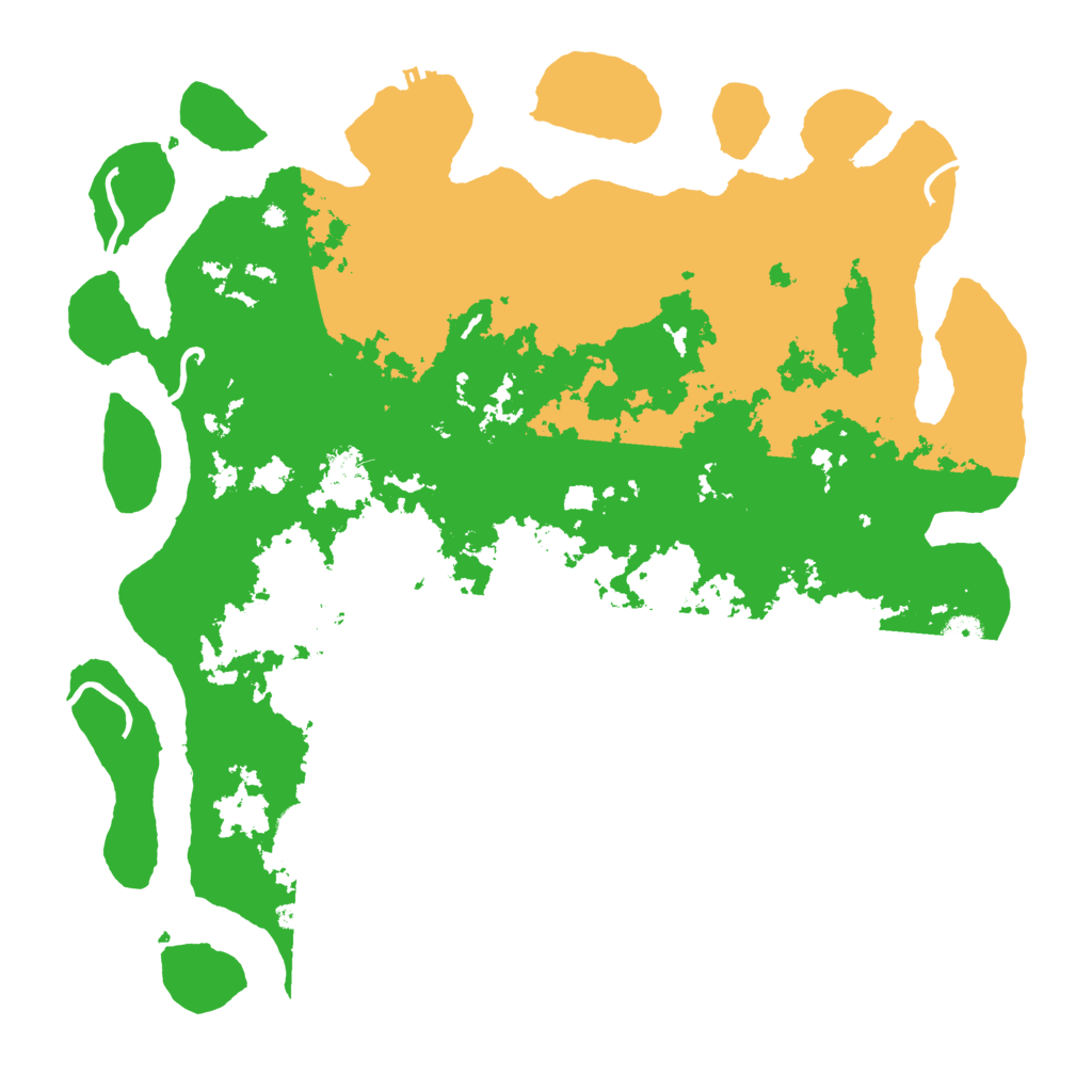 Biome Rust Map: Procedural Map, Size: 4500, Seed: 2023061601