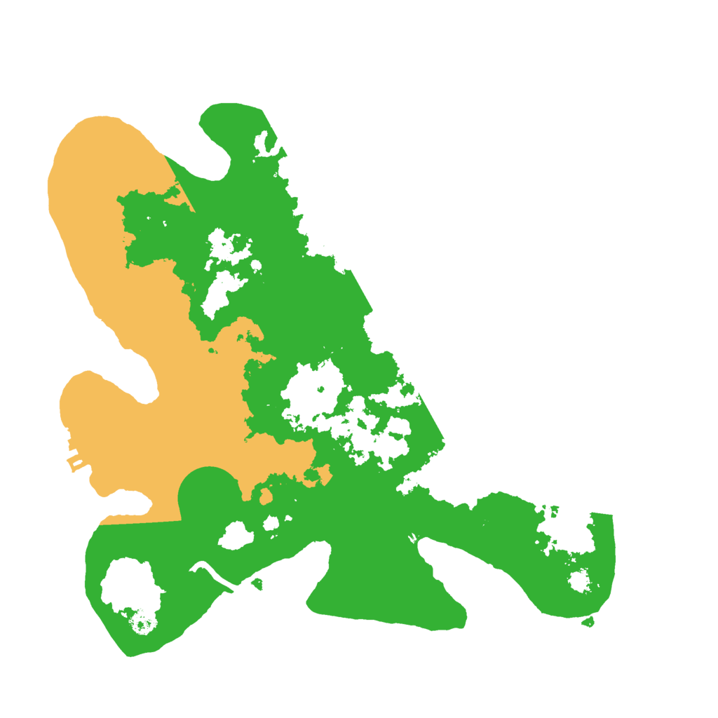 Biome Rust Map: Procedural Map, Size: 3000, Seed: 223425258