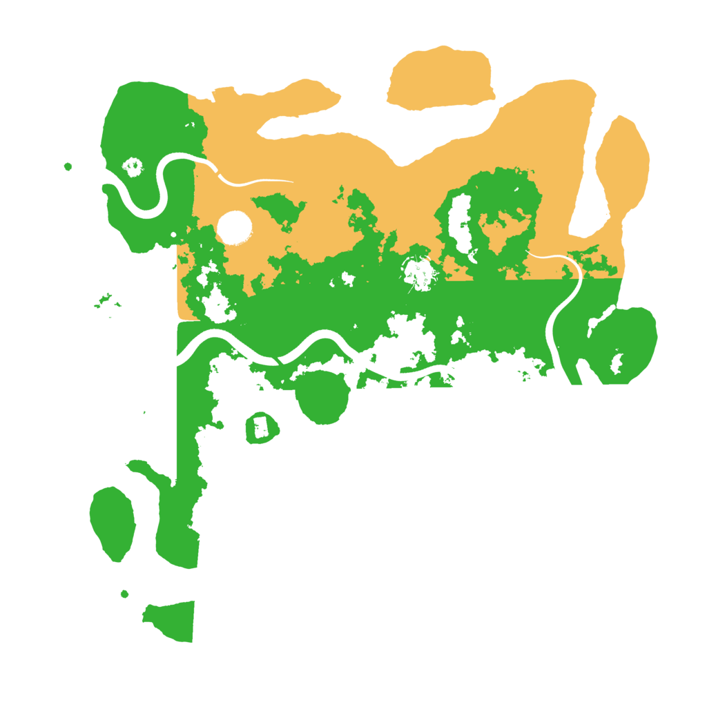 Biome Rust Map: Procedural Map, Size: 3700, Seed: 659263961