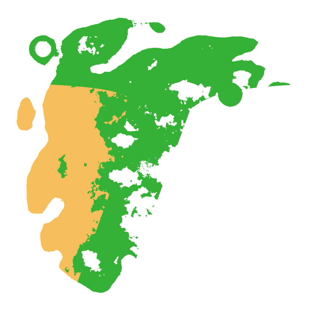 Biome Rust Map: Barren, Size: 3500, Seed: 1367245445