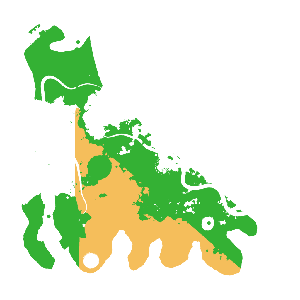 Biome Rust Map: Procedural Map, Size: 3400, Seed: 48396902