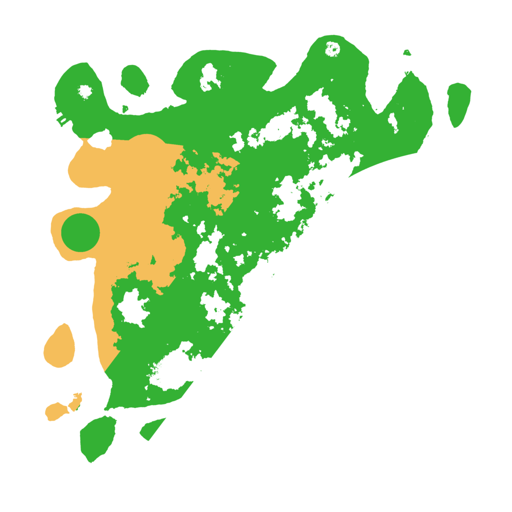 Biome Rust Map: Procedural Map, Size: 3500, Seed: 670506524
