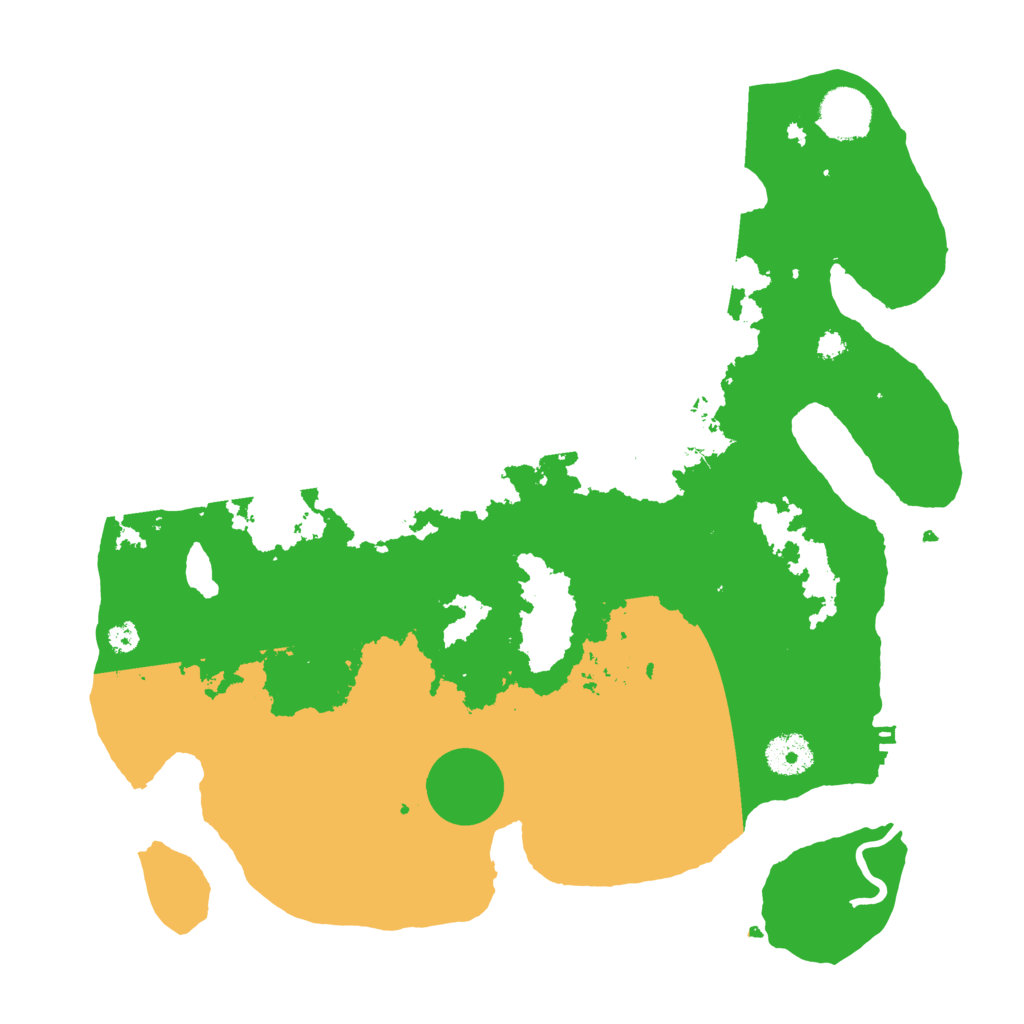 Biome Rust Map: Procedural Map, Size: 3500, Seed: 225349939