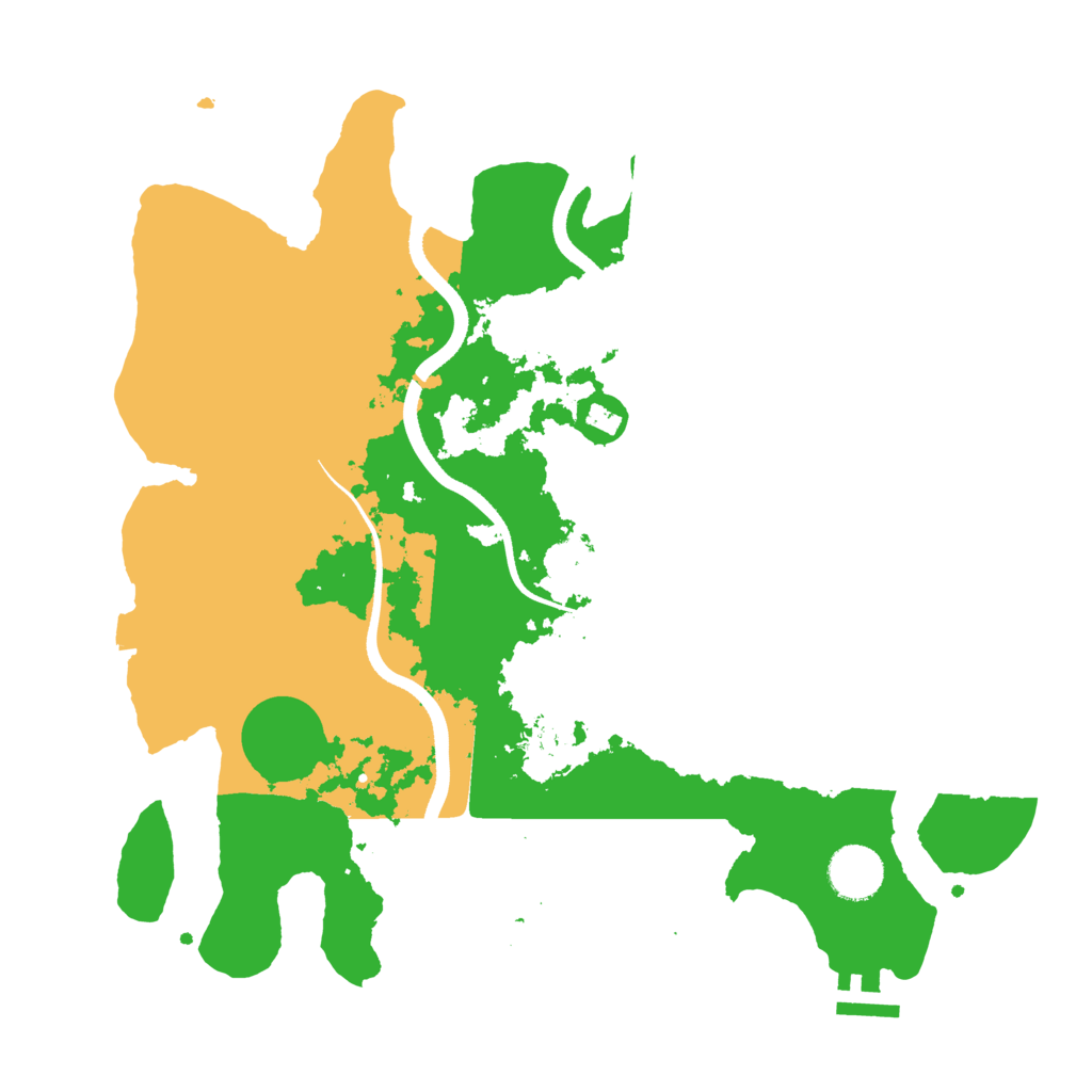 Biome Rust Map: Procedural Map, Size: 3500, Seed: 898623563