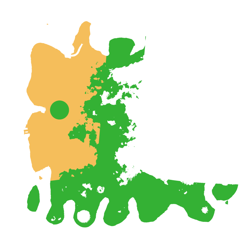 Biome Rust Map: Procedural Map, Size: 3500, Seed: 898623563