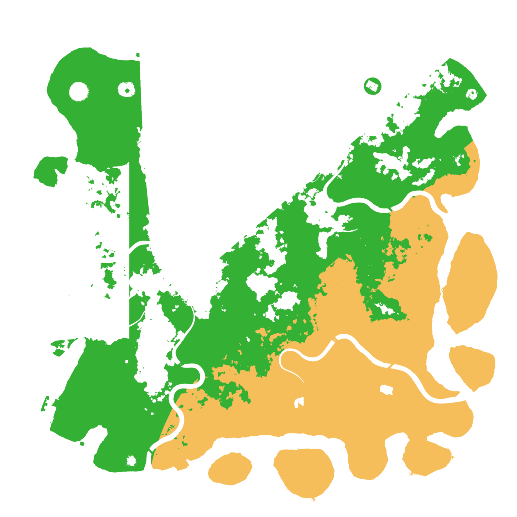 Biome Rust Map: Procedural Map, Size: 4700, Seed: 25010