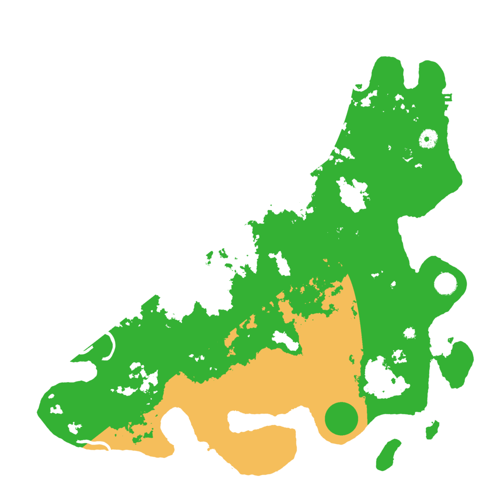 Biome Rust Map: Procedural Map, Size: 4000, Seed: 20230616