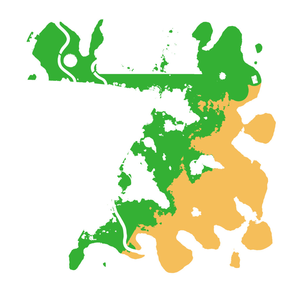 Biome Rust Map: Procedural Map, Size: 4000, Seed: 10988