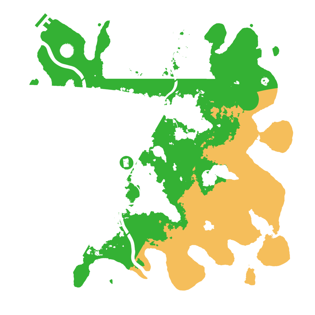 Biome Rust Map: Procedural Map, Size: 4000, Seed: 10988