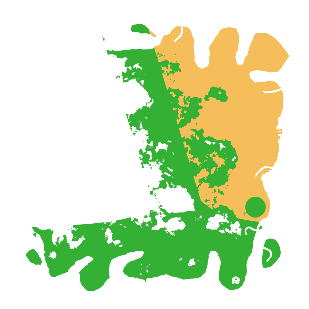 Biome Rust Map: Procedural Map, Size: 4000, Seed: 257921054