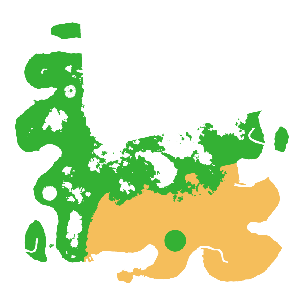 Biome Rust Map: Procedural Map, Size: 3700, Seed: 90401600