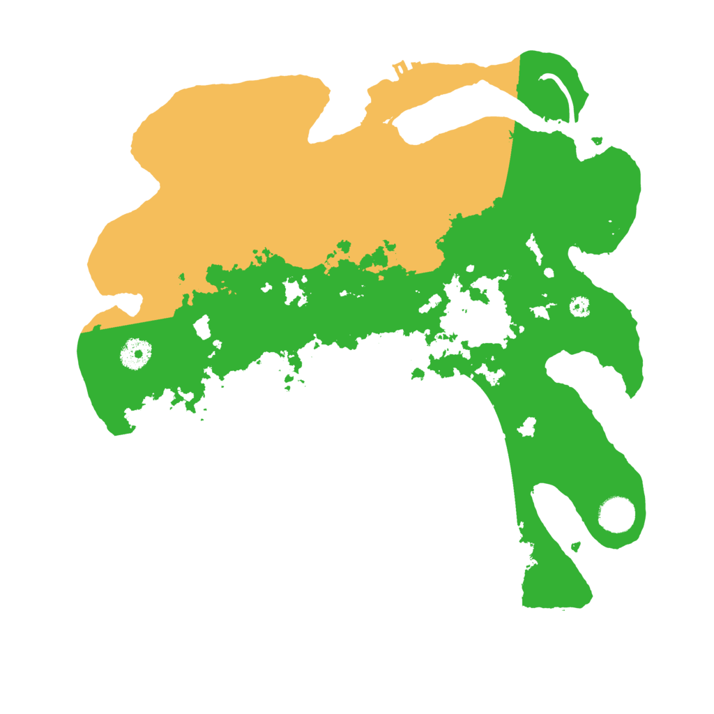 Biome Rust Map: Procedural Map, Size: 3500, Seed: 181608582