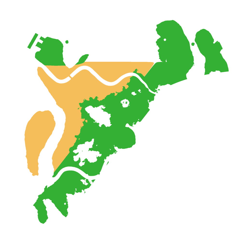 Biome Rust Map: Procedural Map, Size: 3000, Seed: 1623362