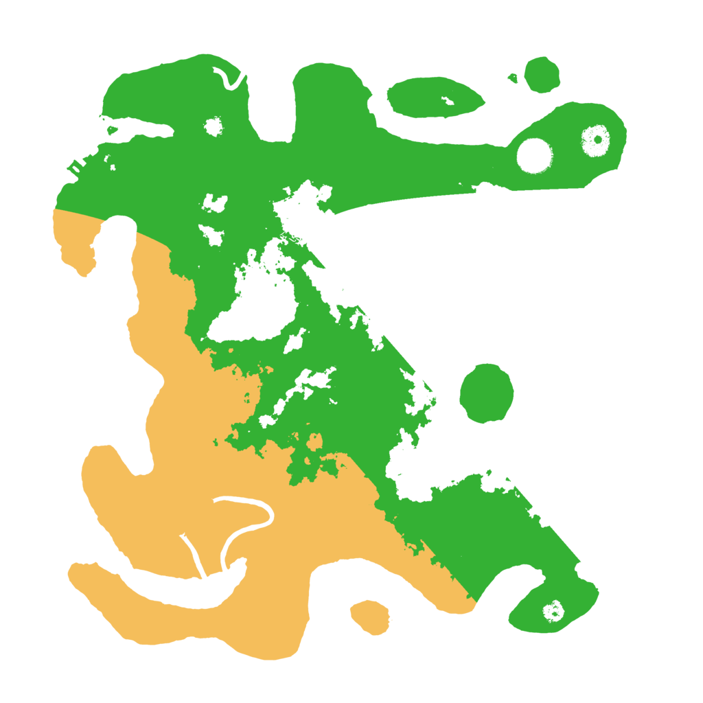 Biome Rust Map: Procedural Map, Size: 3500, Seed: 61113216