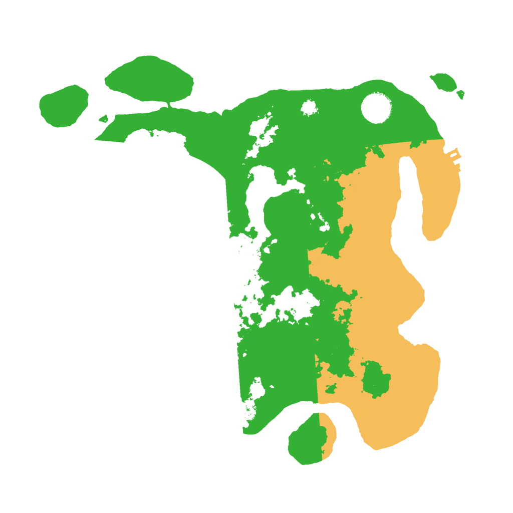 Biome Rust Map: Procedural Map, Size: 3000, Seed: 938452