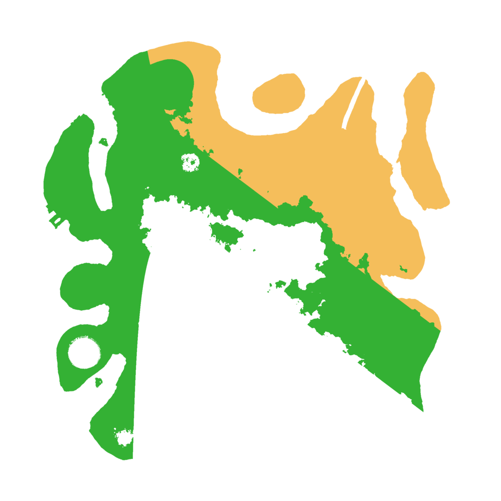 Biome Rust Map: Procedural Map, Size: 2777, Seed: 8675309