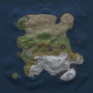 Thumbnail Rust Map: Procedural Map, Size: 2550, Seed: 2038073753, 8 Monuments