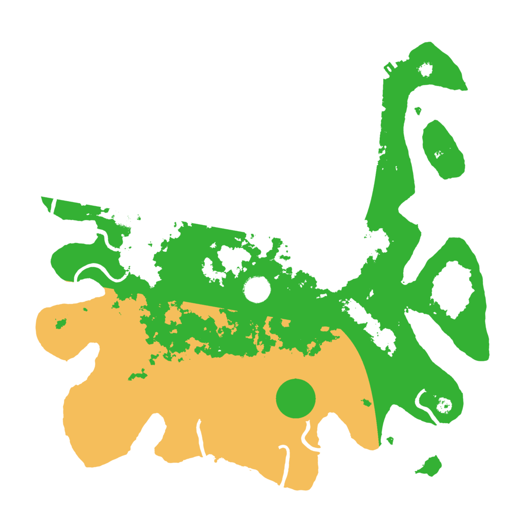 Biome Rust Map: Procedural Map, Size: 3500, Seed: 73428852