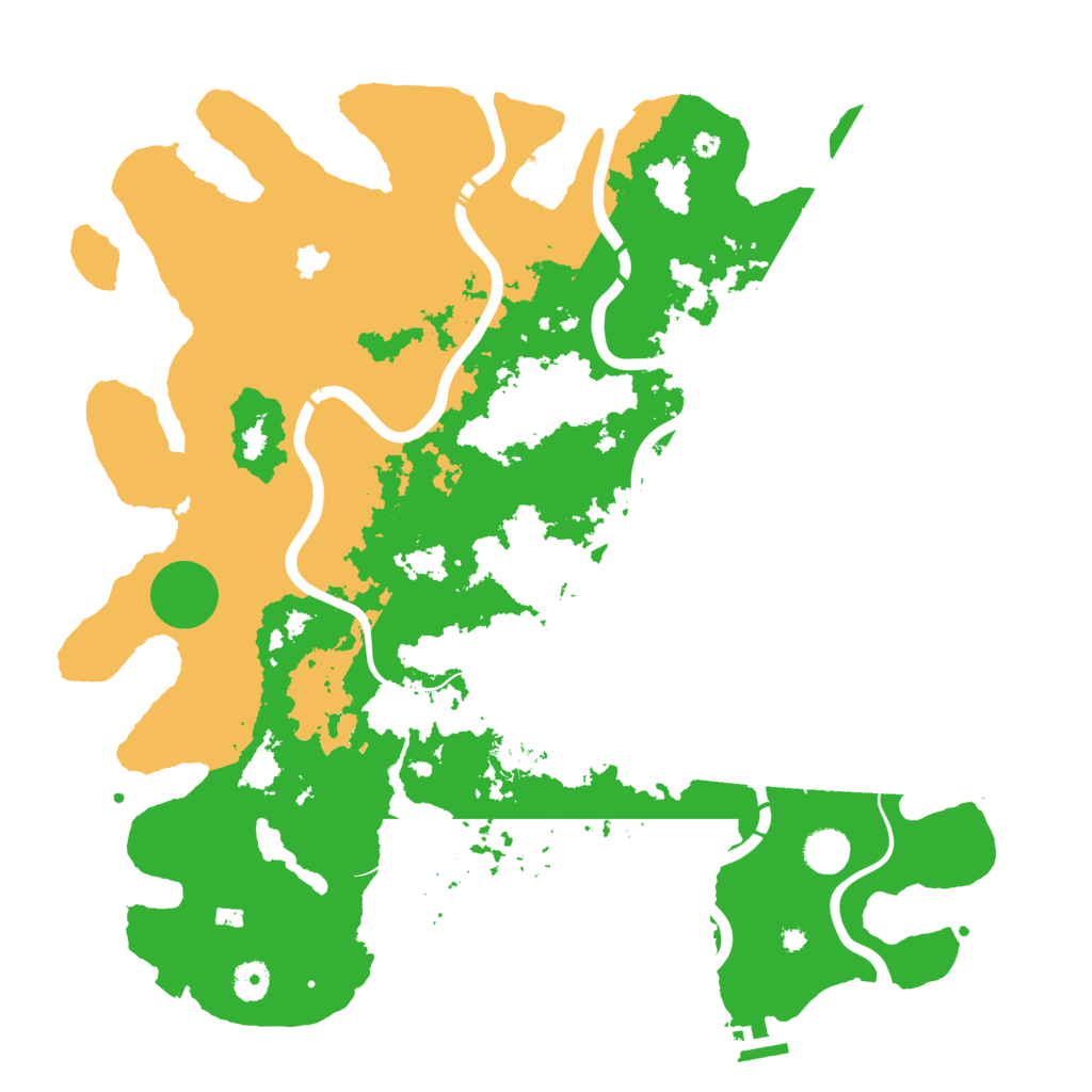 Biome Rust Map: Procedural Map, Size: 4250, Seed: 1391646578
