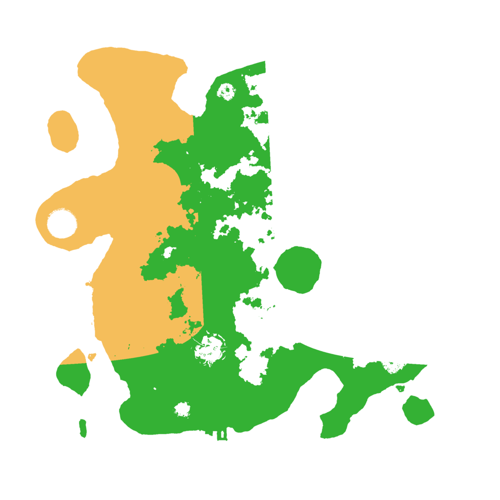 Biome Rust Map: Procedural Map, Size: 3000, Seed: 57851134