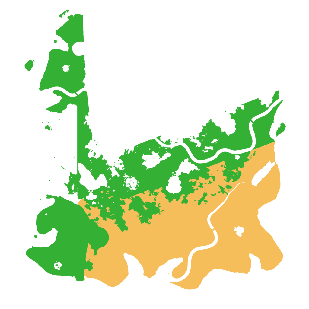 Biome Rust Map: Procedural Map, Size: 4000, Seed: 13748372